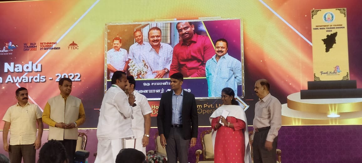  RENGHA HOLIDAYS PVT LTD GOT BEST TOUR OPERATOR AWARD FROM TAMILNADU TOURISM-RENGHA HOLIDAYS PVT LTD GOT BEST TOUR OPERATOR AWARD FROM TAMILNADU TOURISM