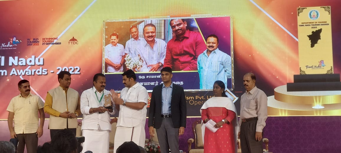  RENGHA HOLIDAYS PVT LTD GOT BEST TOUR OPERATOR AWARD FROM TAMILNADU TOURISM-RENGHA HOLIDAYS PVT LTD GOT BEST TOUR OPERATOR AWARD FROM TAMILNADU TOURISM