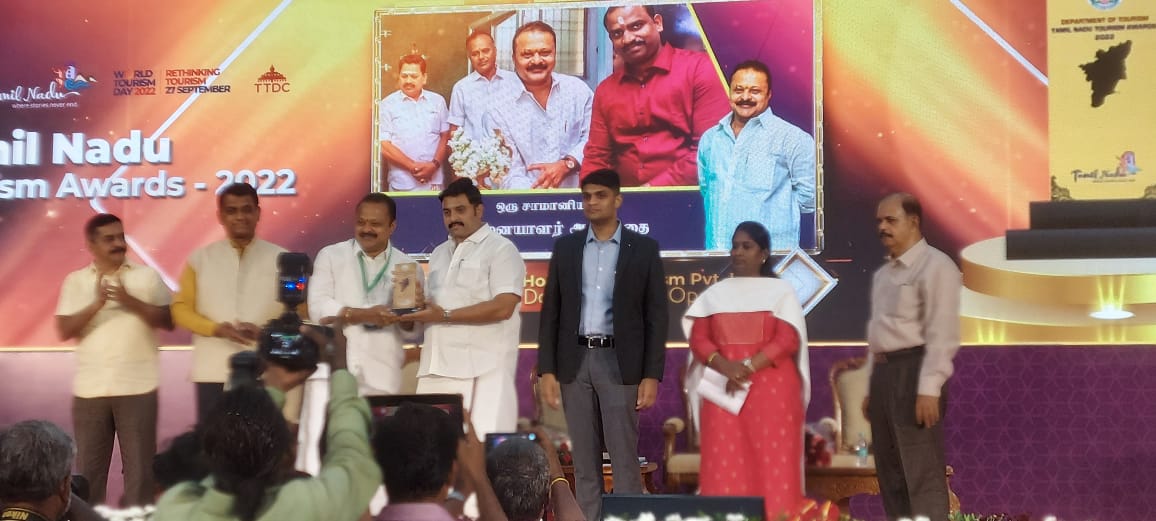  RENGHA HOLIDAYS PVT LTD GOT BEST TOUR OPERATOR AWARD FROM TAMILNADU TOURISM-RENGHA HOLIDAYS PVT LTD GOT BEST TOUR OPERATOR AWARD FROM TAMILNADU TOURISM