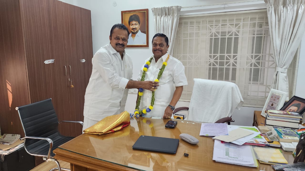  STATT President meet with Tamilnadu Tourism minister -STATT President meet with Tamilnadu Tourism minister 
